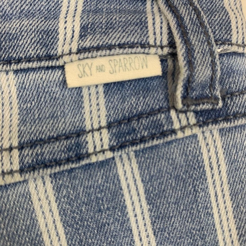 TILLYS 80's Faded Stripe Skinny Cropped‎ Jean Size 0 - Picture 6 of 10